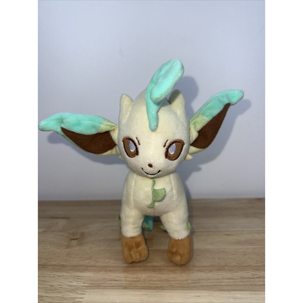 Pokemon Leafeon Eevee Evolutions Plush Toy Stuffed Animal Soft Doll